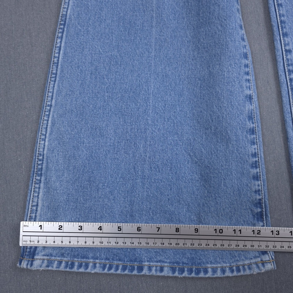 Wrangler Wanderer High Rise Flare Jeans Womens 29x30 (Fits 31x30) Wide Leg Denim - Picture 9 of 16